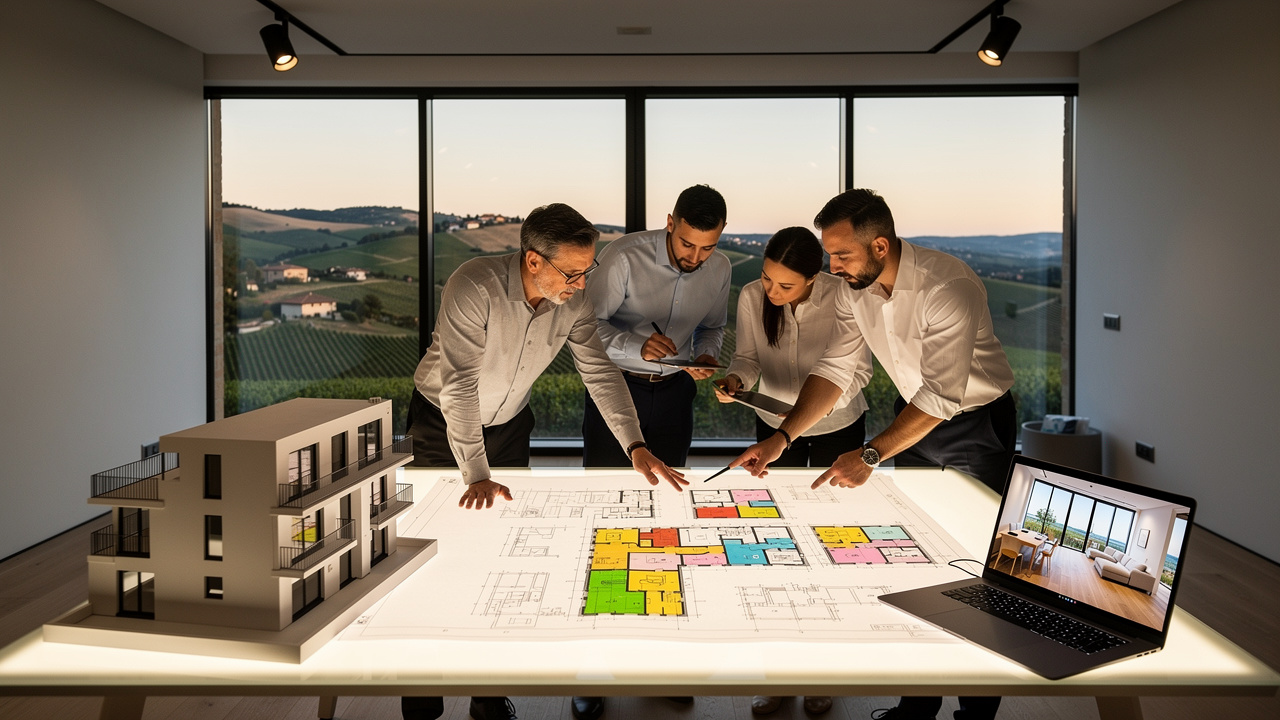 Team multidisciplinare HousePlanning guida acquisto immobiliare sicuro Marche