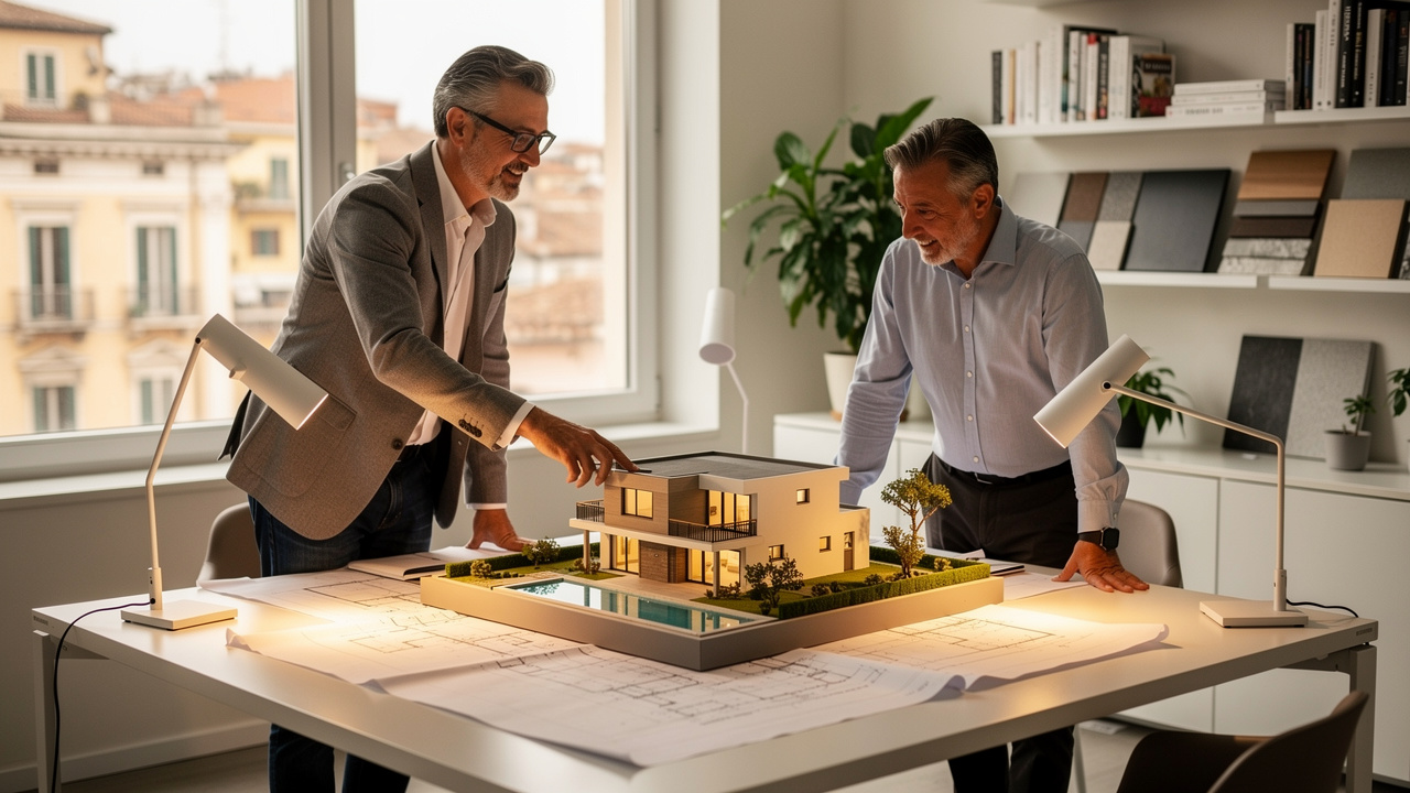 Progettazione personalizzata di villa di lusso con architetto