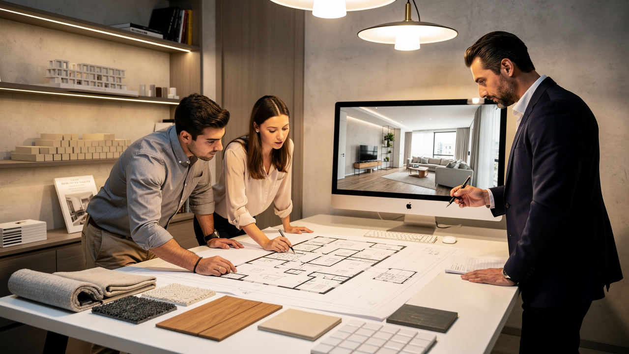 Consulenza architettonica per acquisto trilocale su carta Ancona