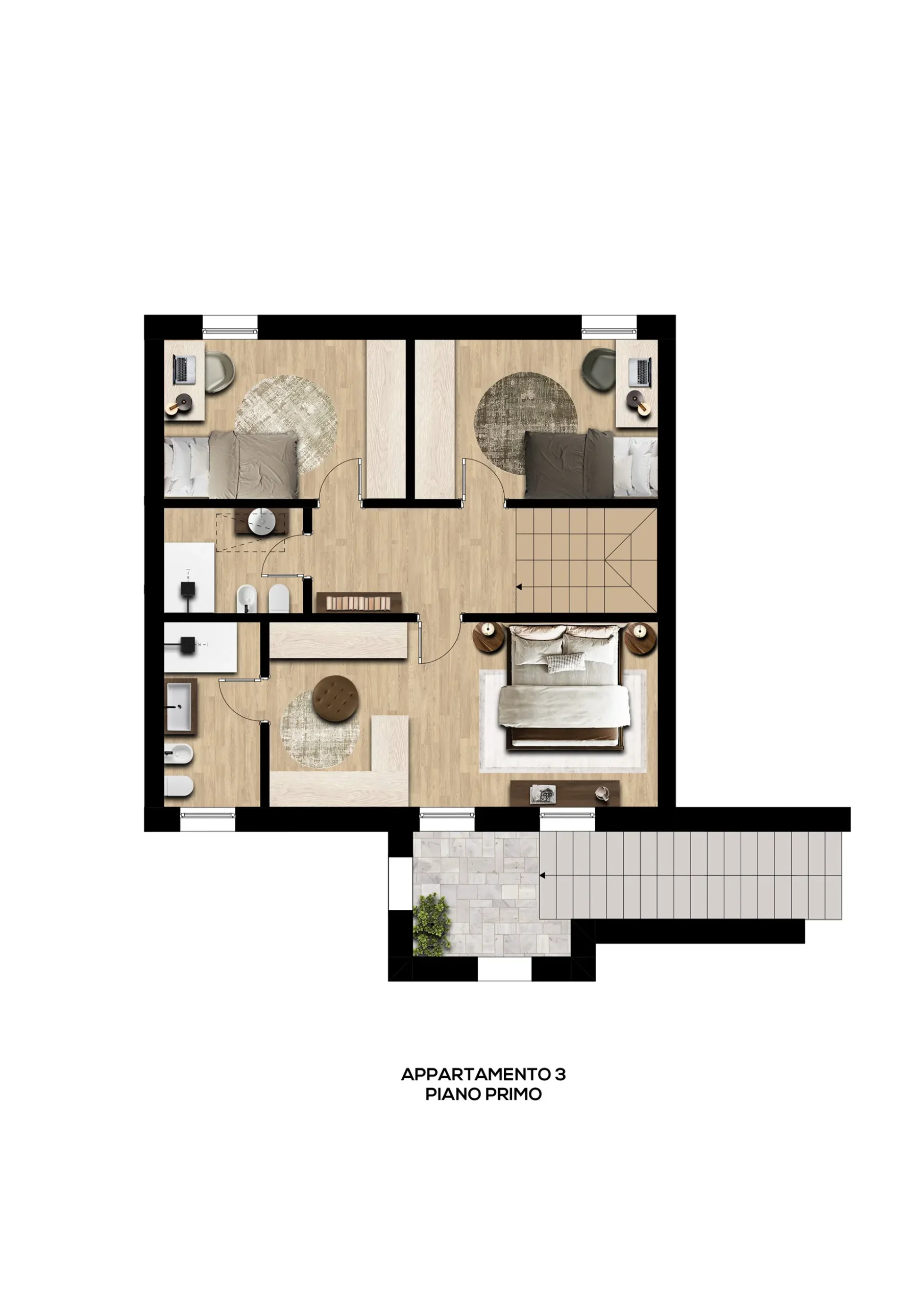 2D_Diego Ghero_appartamento3_primo